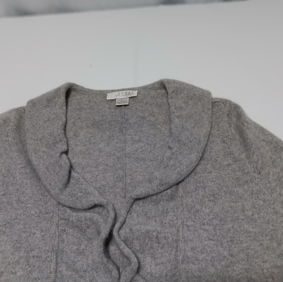 Kenar 💯 Cashmere Midi Waterfall Open sweater.  Ladies size L - Picture 6 of 6